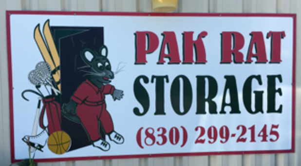 Building Sign at Pak Rat Self Storage