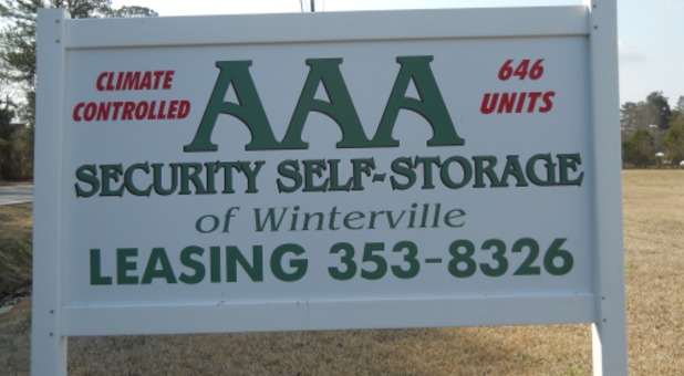 AAA Security Self Storage - Winterville 2288 N Mills St, Winterville NC 28590
