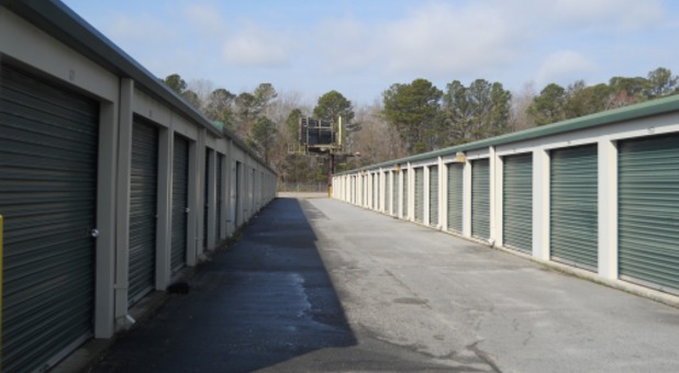 Wide Aisles at AAA Security Storage - Winterville