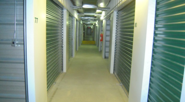 Interior Storage at AAA Security Self Storage Greenville