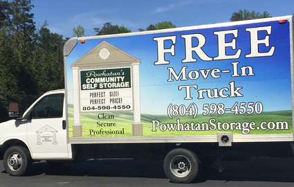 Free Move-In Truck in Powhatan, VA