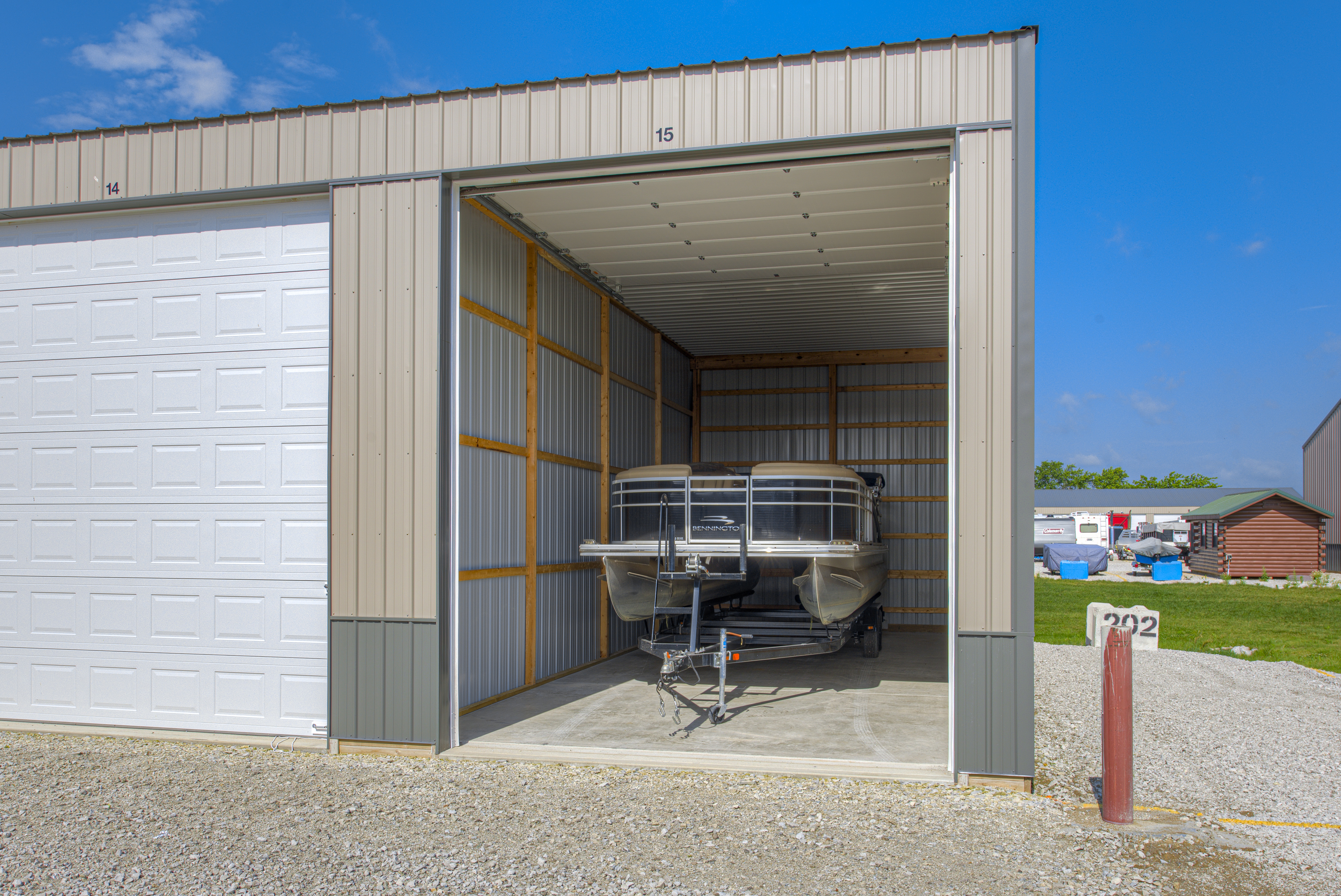 Indoor boat storage