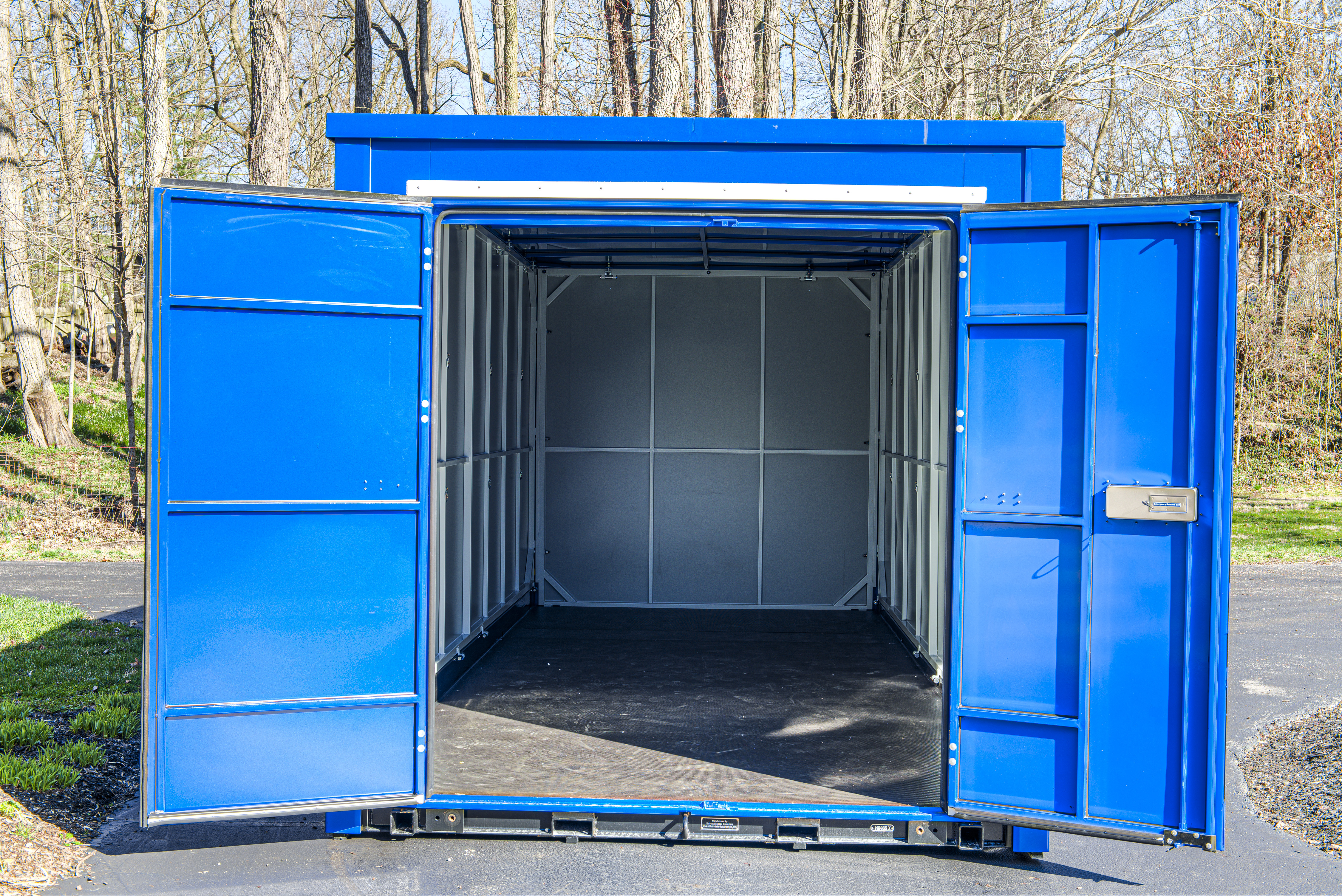 Open Portable Storage Container