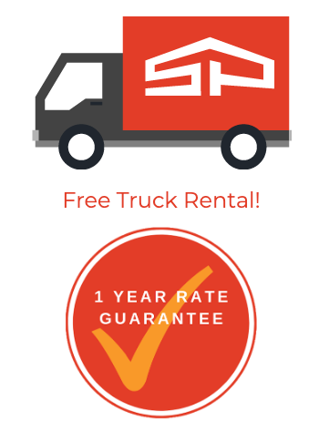 We offer free truck rental at this location! Click for offer details.