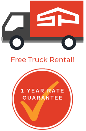 We offer free truck rental at this location! Click for offer details.