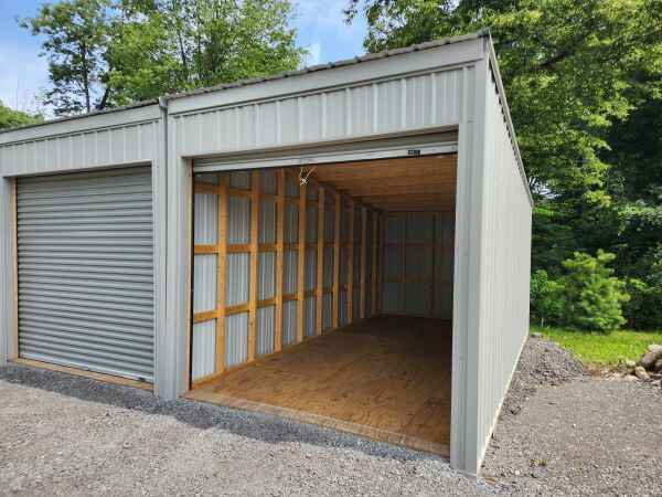 Empty storage unit in East Rochester