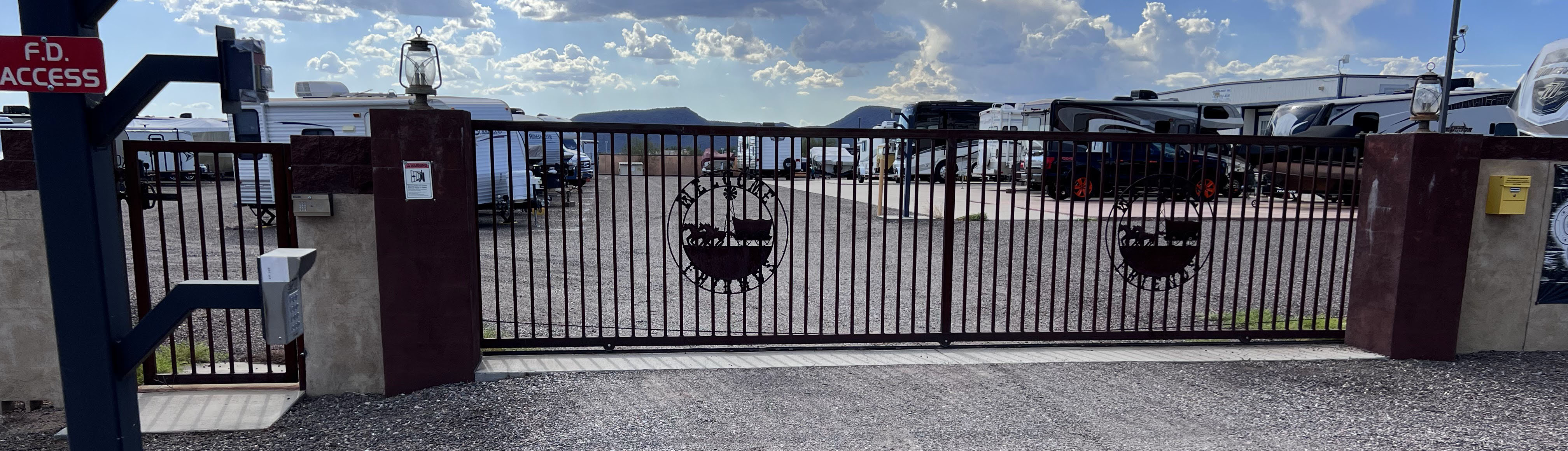 Fenced and Gated RV Storage in New River, AZ