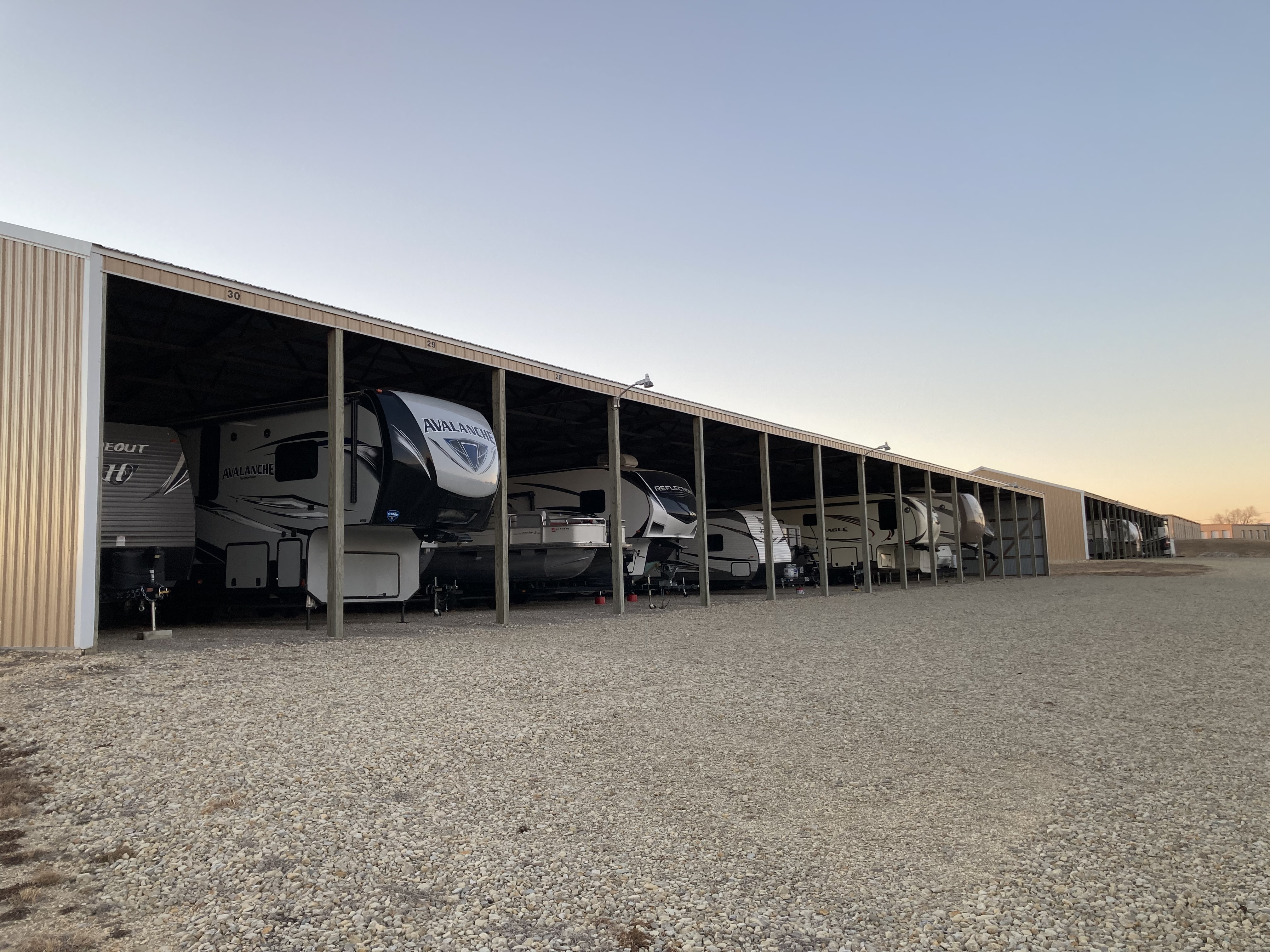 RV Covered Parking in Beloit & North Central Kansas