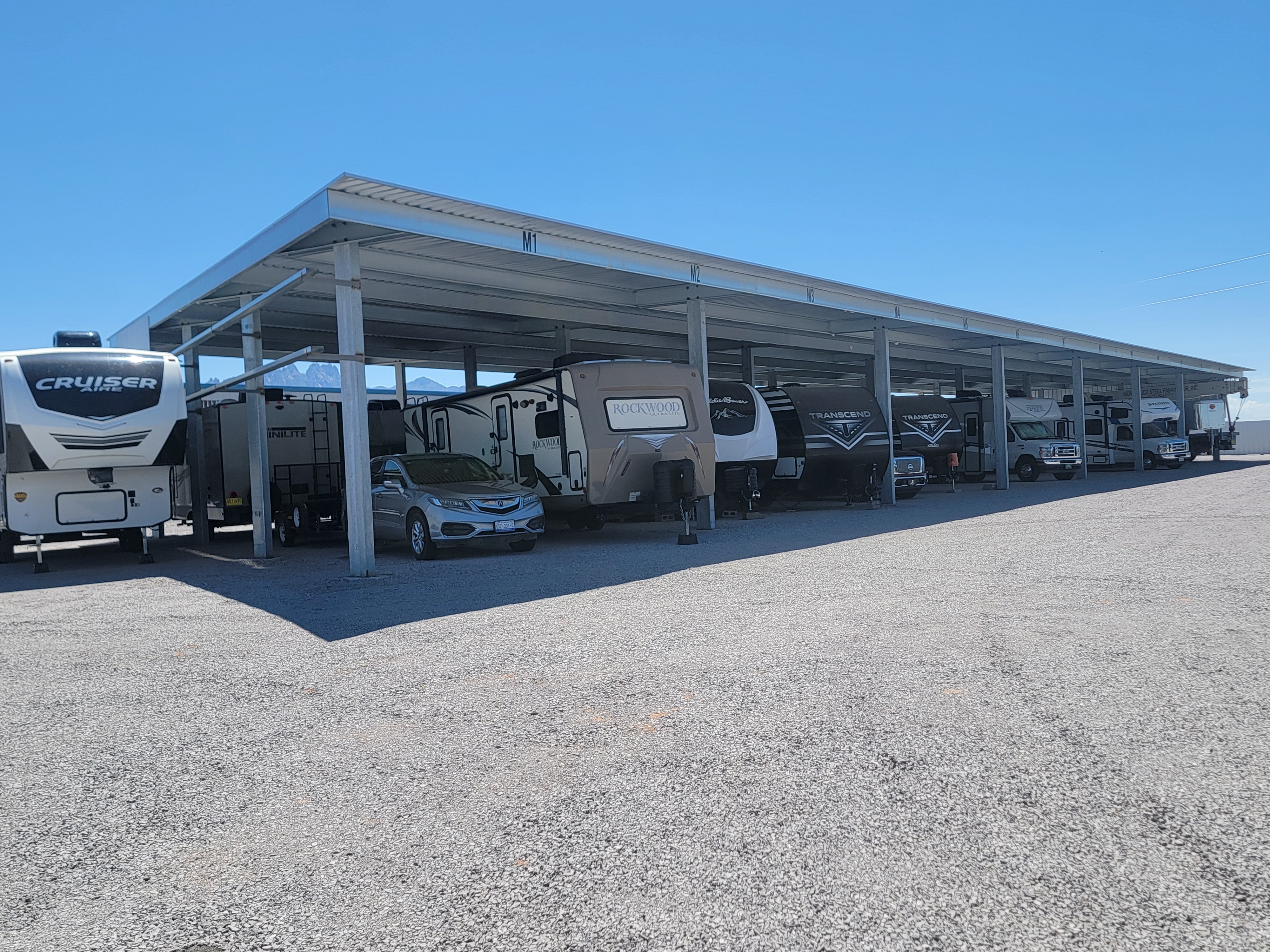Outdoor RV Parking in Las Cruces, NM