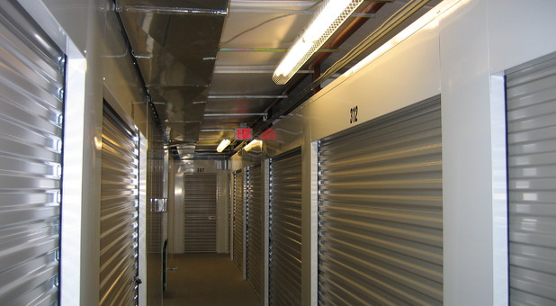 Inside units at Charlottesville Self Storage at Crozet