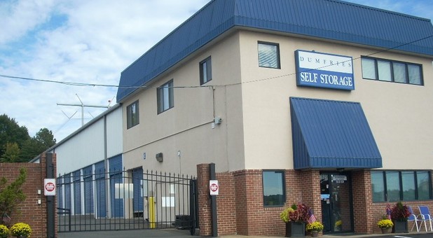 Office and secure gate at Dumfries Self Storage