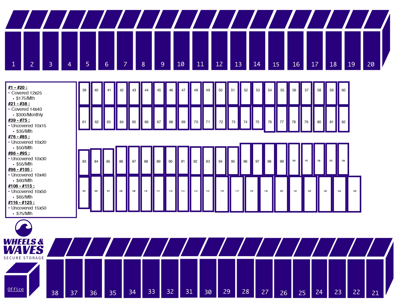 Site Map | Wheels and Waves Secure Storage