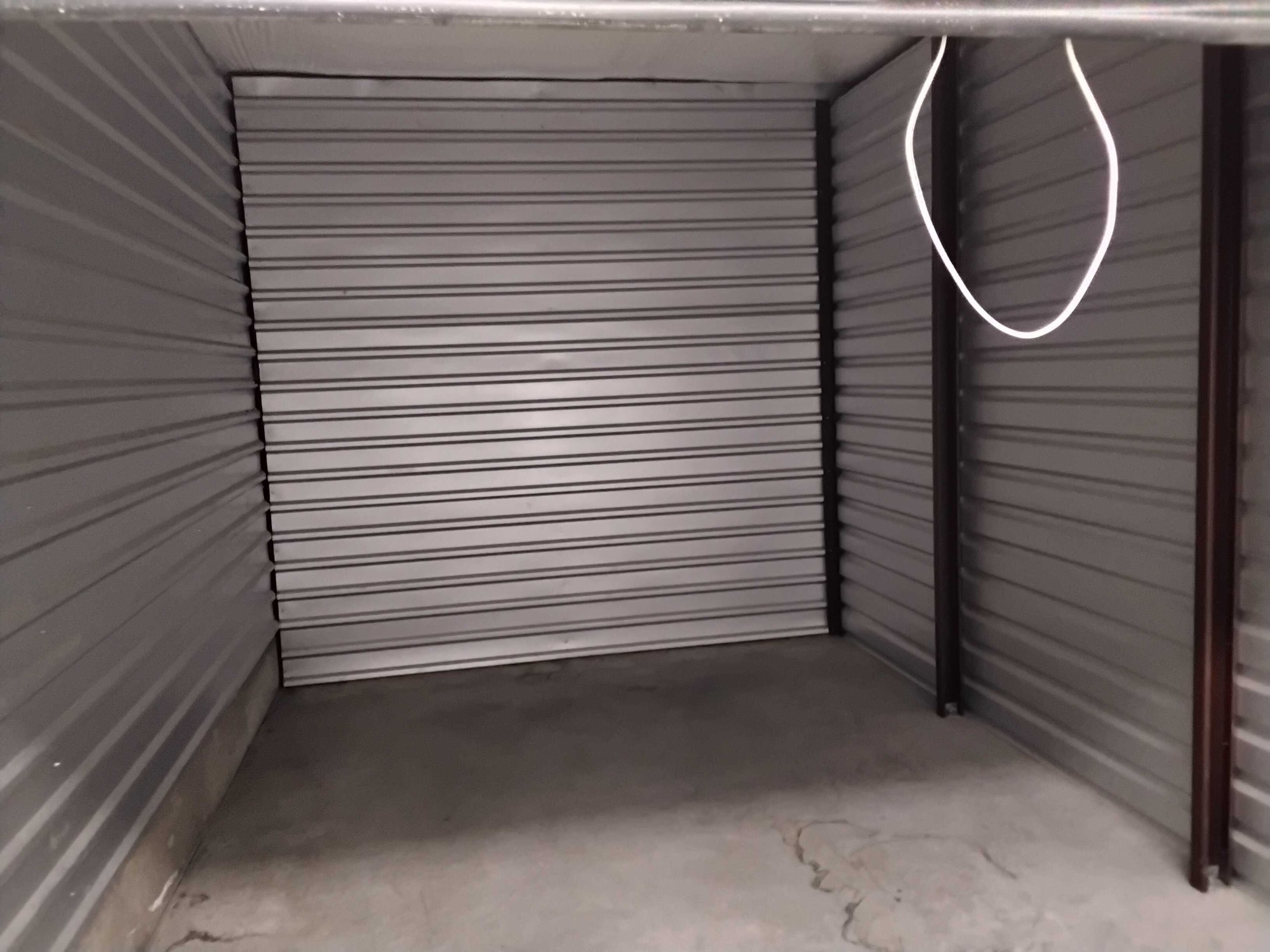 Empty storage unit interior at Bigfoot Storage on N Victory in Graham, TX