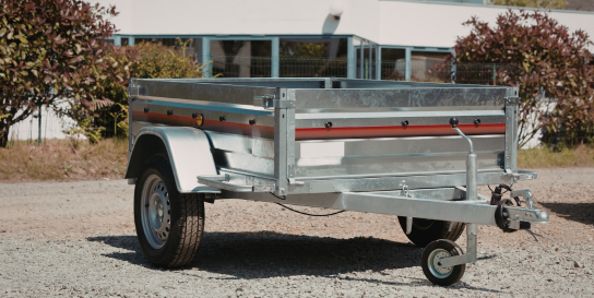 Utility trailer stored at Delta RV & Boat Storage in Byron, California Utility trailer stored at Delta RV & Boat Storage in Byron, California
