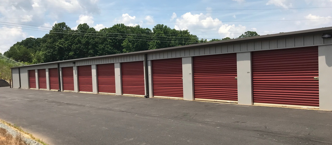 drive up access storage units with large doors