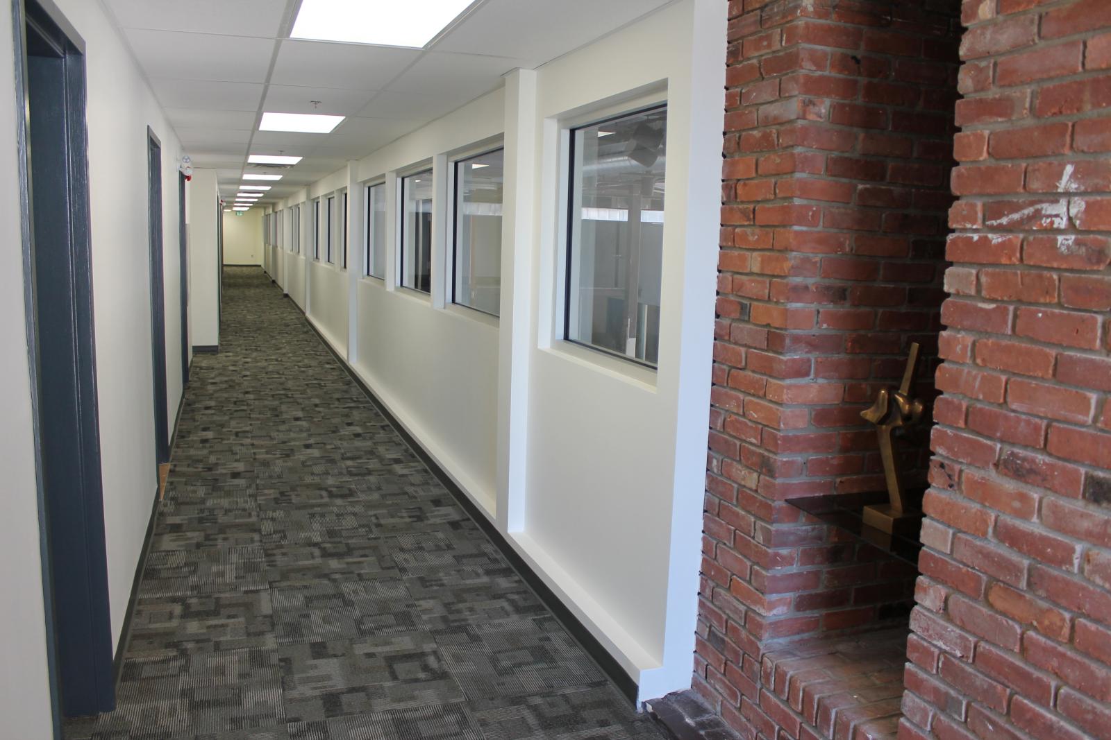 Corridor at Bentley Mini Storage & Offices facility