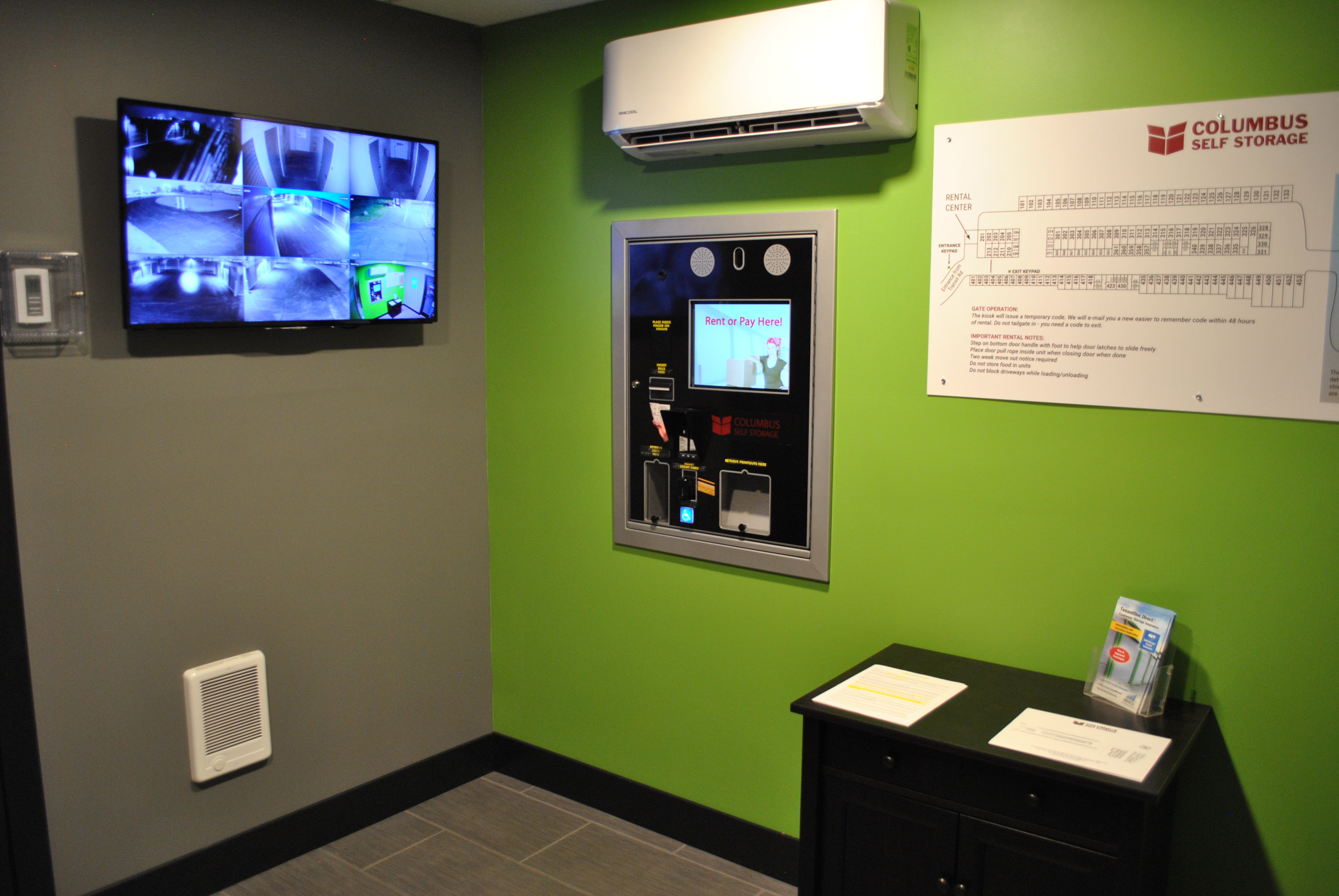 24-Hour Rental & Payments Kiosk in Columbus, WI