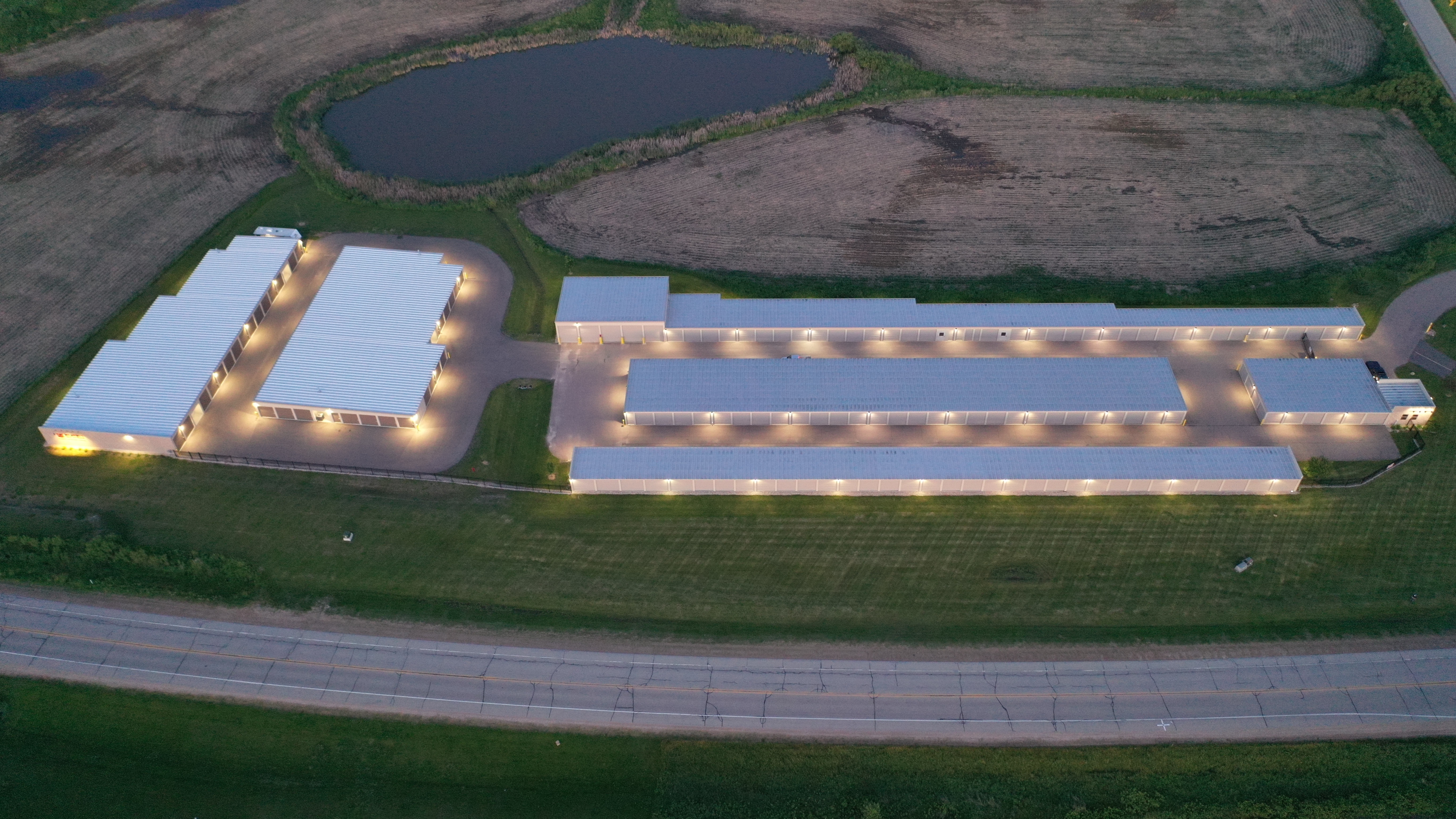 Well Lit Storage Facility in Columbus, WI