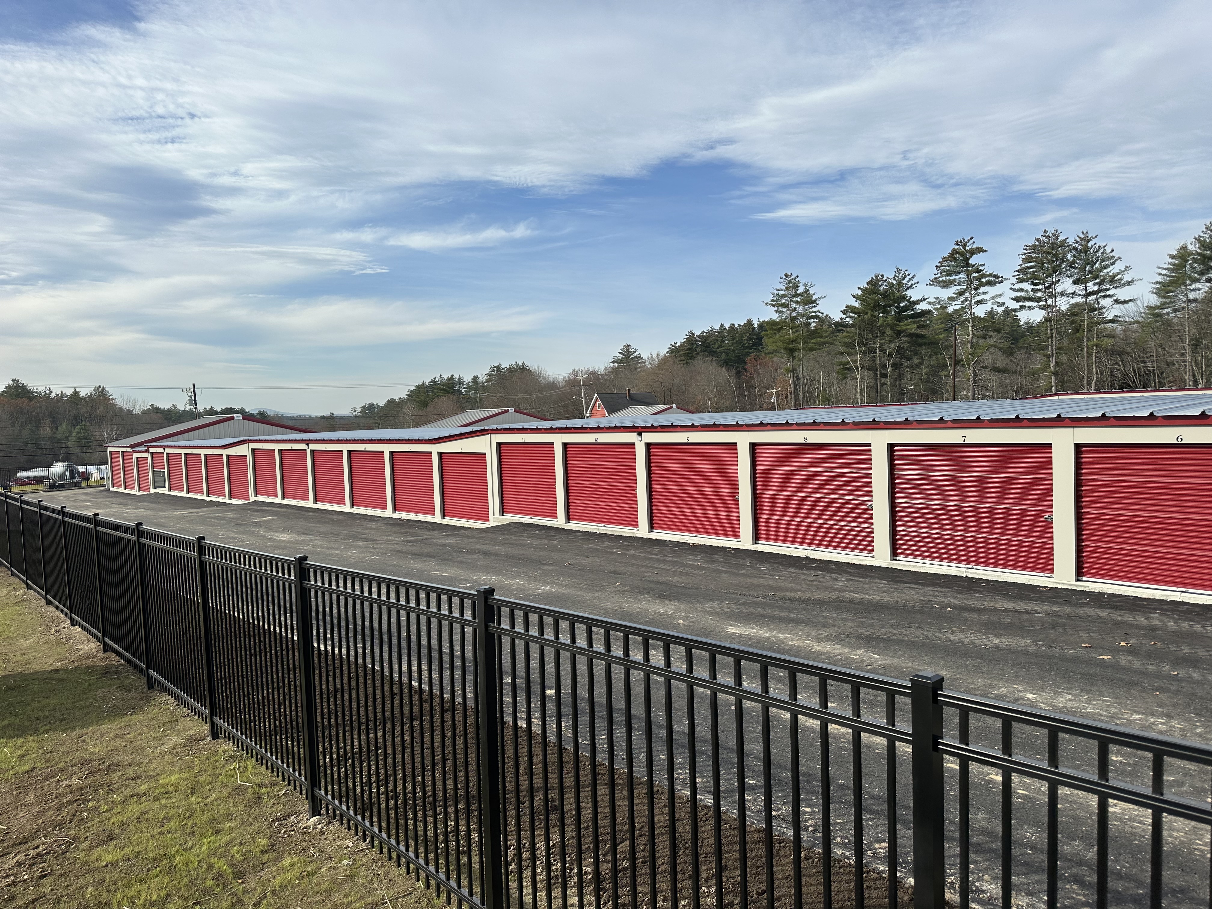 fenced and gated storage facility hooksett nh