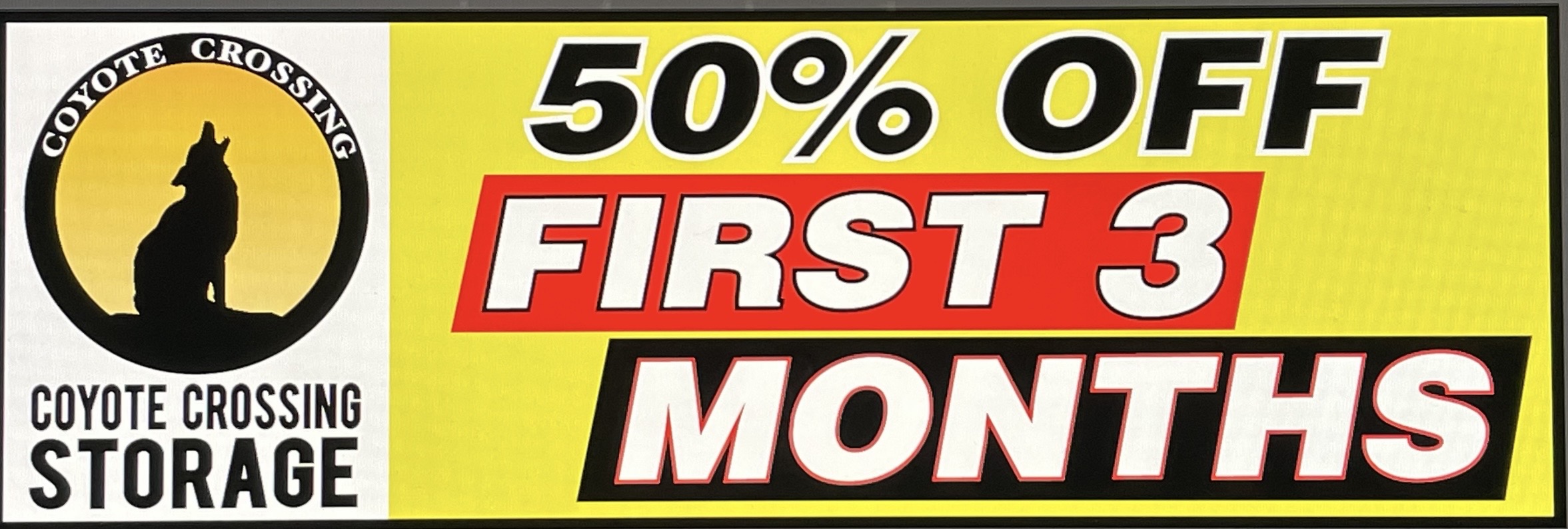 Coyote Crossing Storage | 50% Off First 3 Months coyote-crossing-storage-50-off