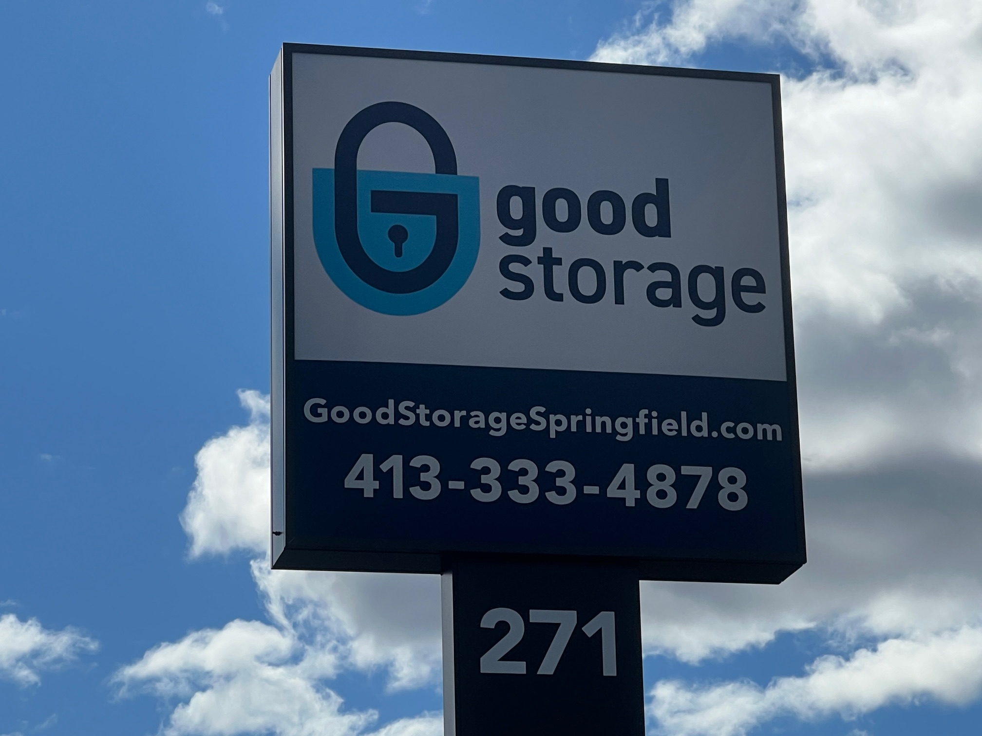 Good Storage sign at 71 Page Blvd Springfield, MA 01104