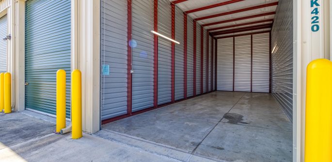 Enclosed RV storage bays – view 7