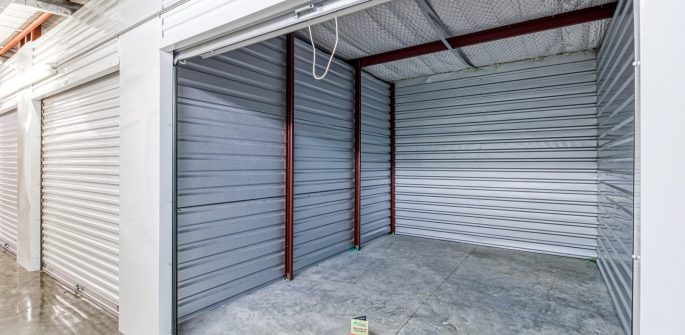 Drive aisles and storage units – view 3