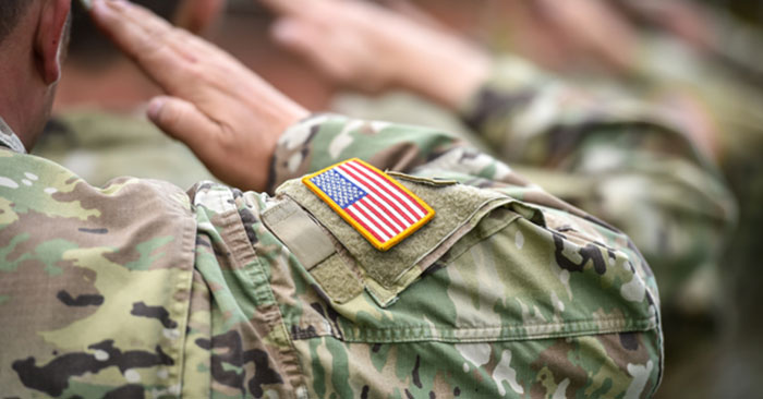 Military customer using storage discount