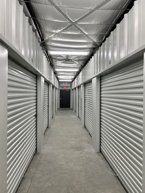 Inside storage at Keystone Self Storage