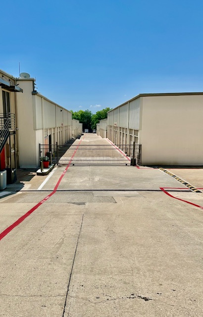 Ambassador Self Storage and Business Park front office and parking lot