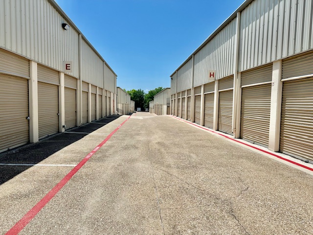 Ambassador Self Storage and Business Park front office and parking lot