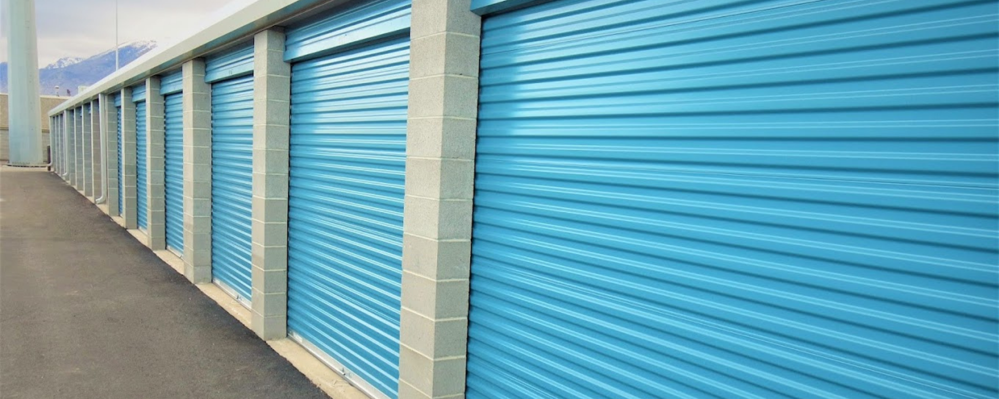 Row storage units at Timp Storage
