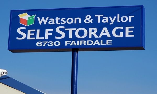 Watson & Taylor Self Storage 6730 Fairdale Signage