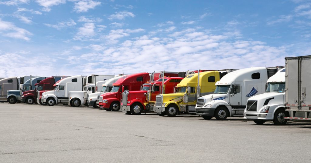 truck parking lot for rent near me