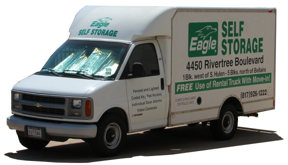 moving truck free use from Eagle Self Storage