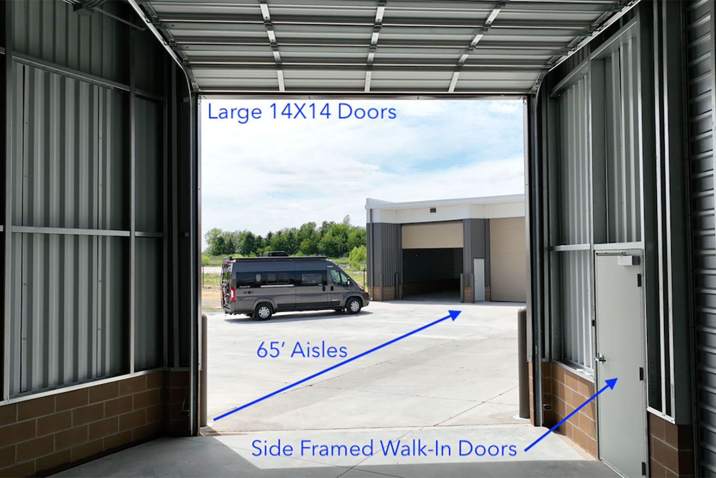 Optimized RV self storage. 