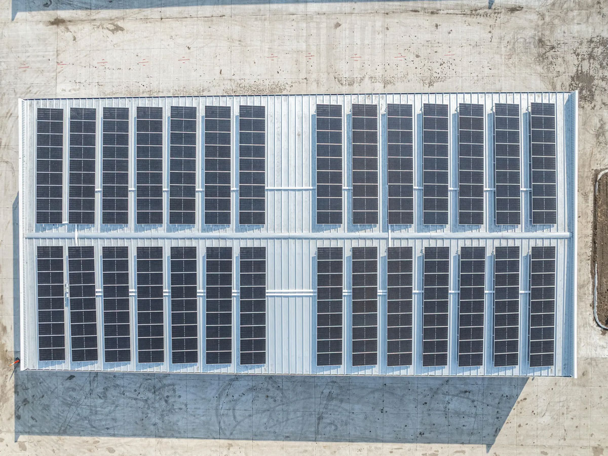 Dynamic Storage Spaces Roof-top Solar Panels