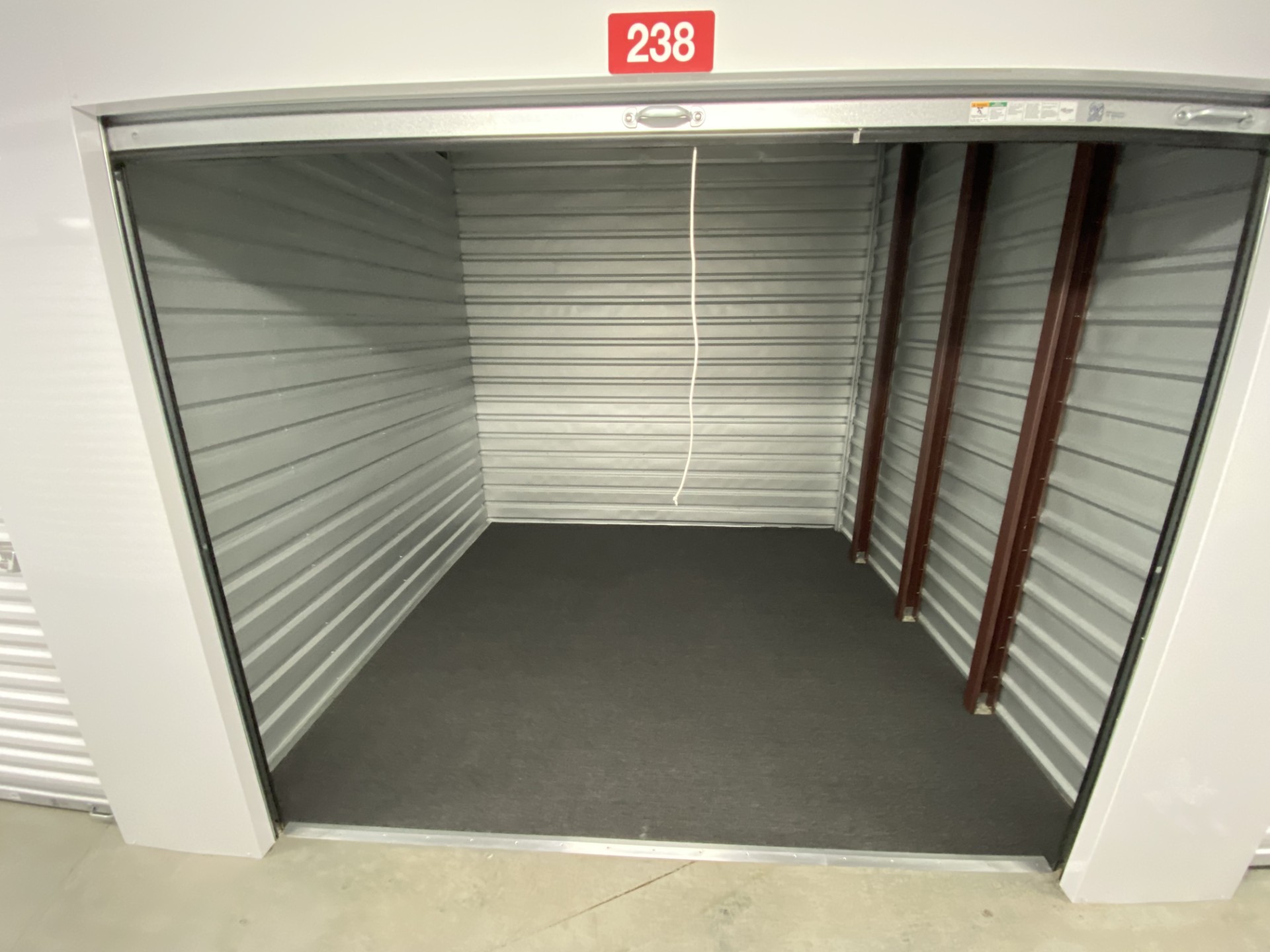 Storage Unit carpeted