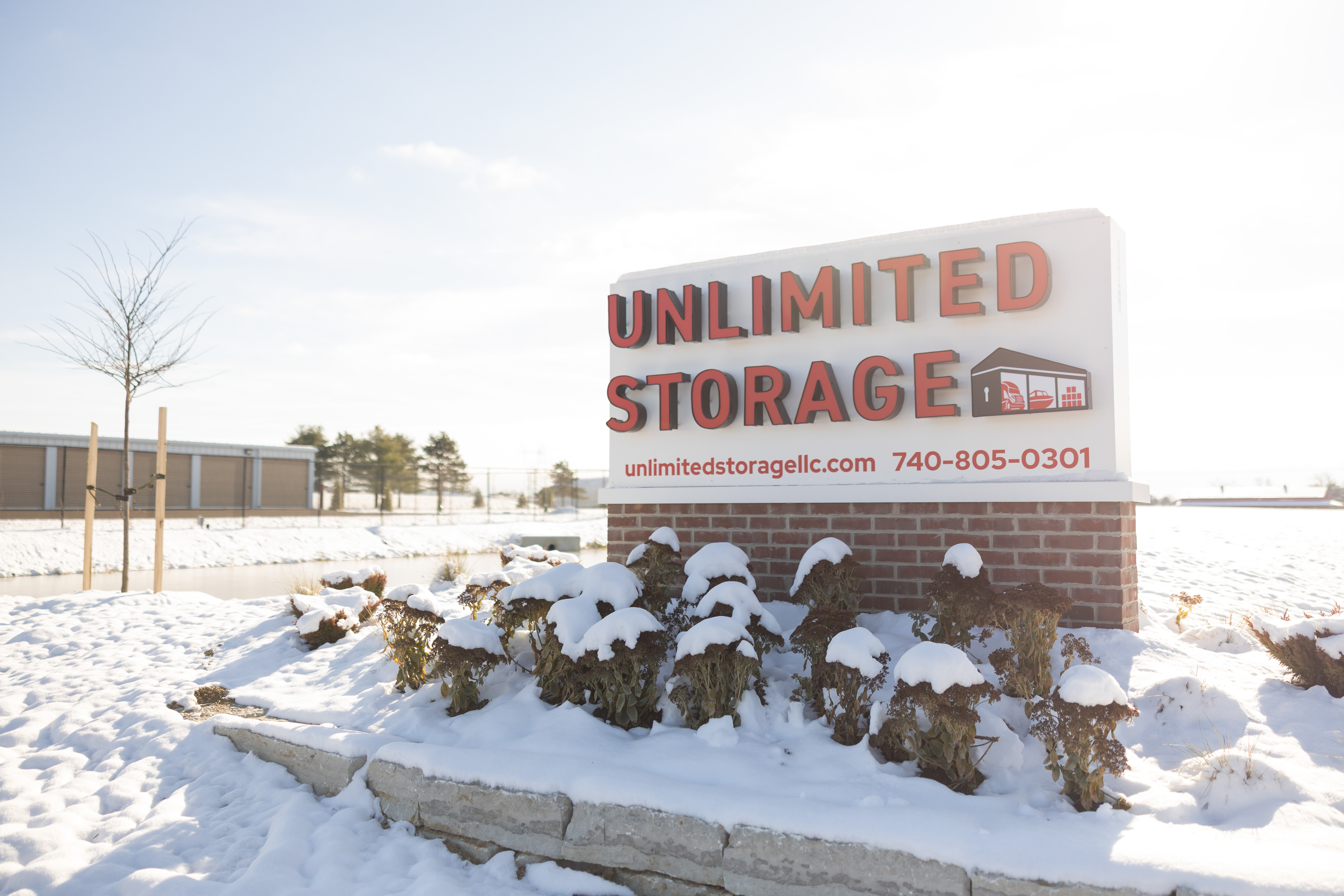 unlimited storage in sunbury, OH Beautiful Front entrance signage to Unlimited Storage