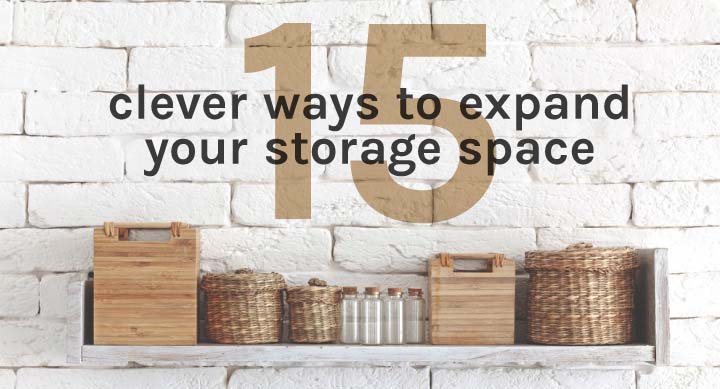 15 Clever Ways to Expand Storage Space