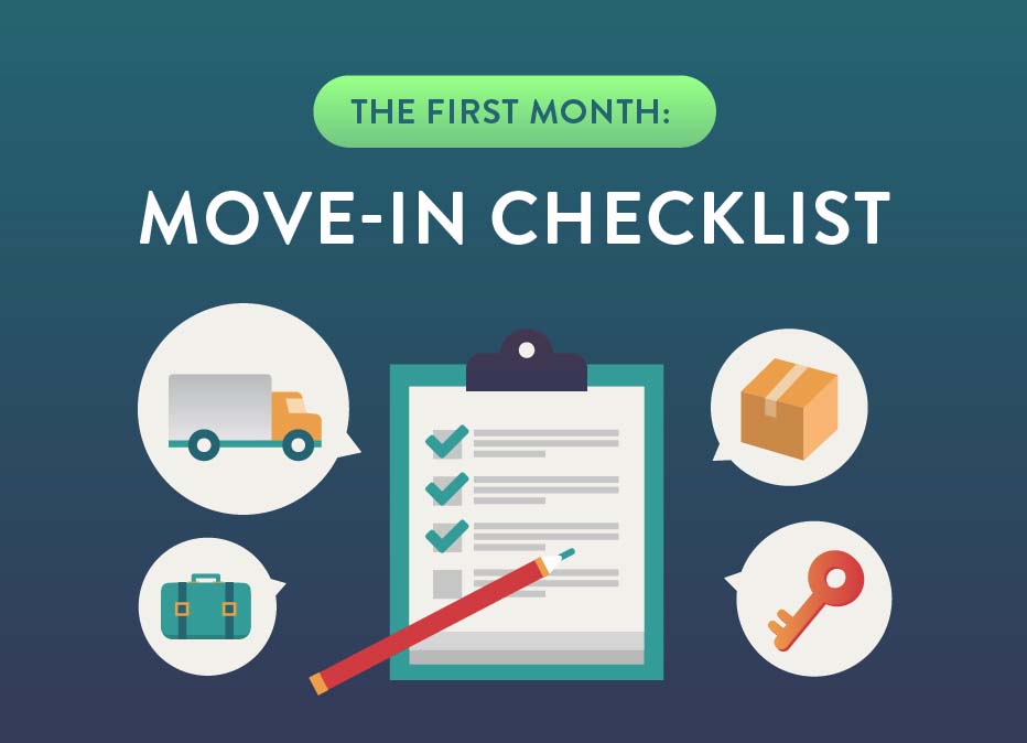 The First Month: Move-in Checklist