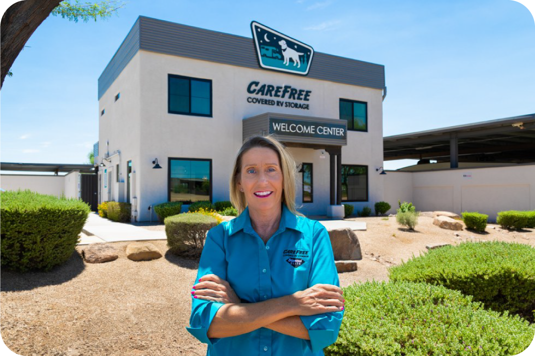 St. Paul Facility Manager Offering Excellent Customer Service Friendly on-site manager at Carefree RV Storage St. Paul TX