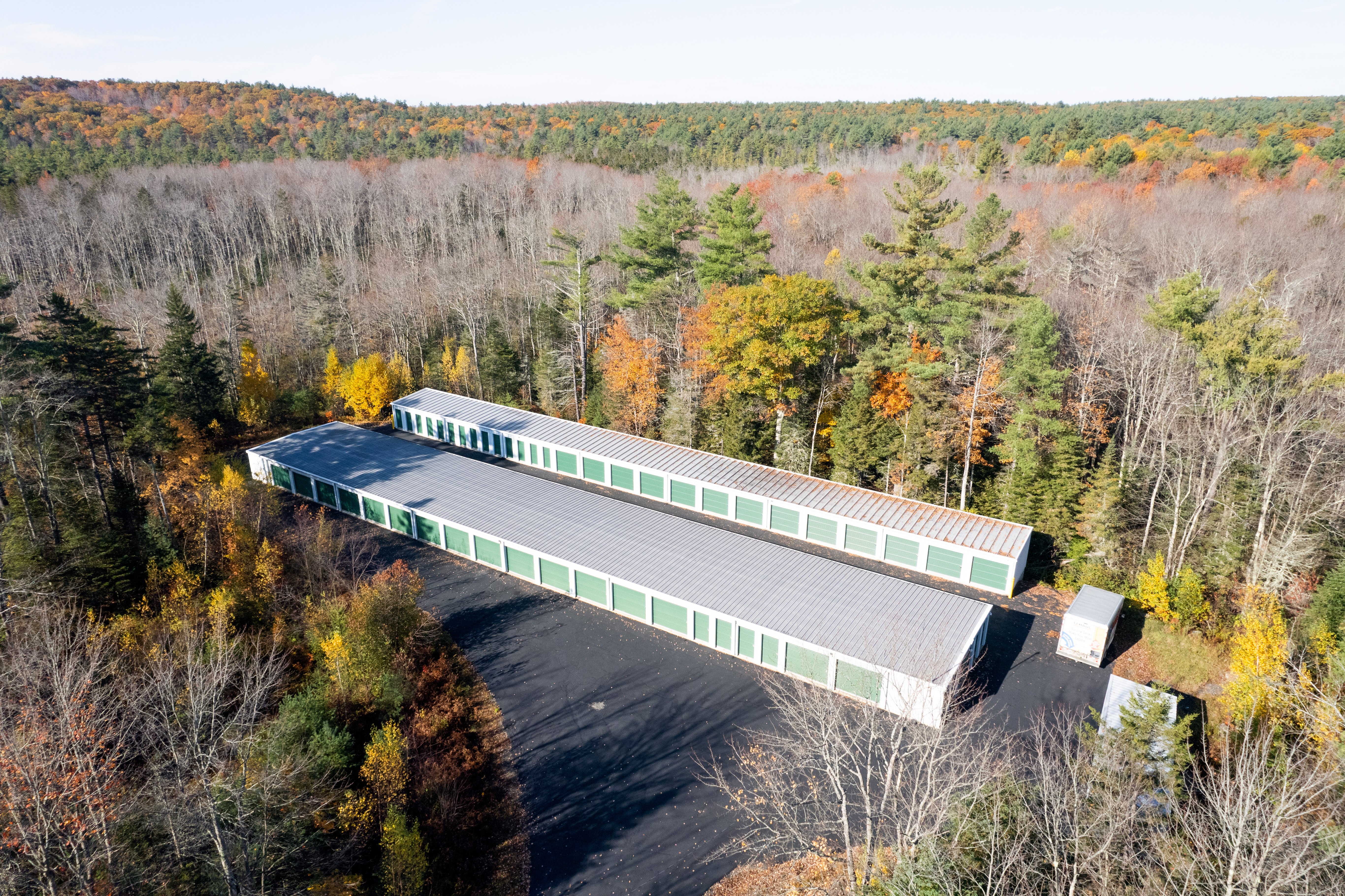 Locally owned mini storage with maintained buildings and convenient access