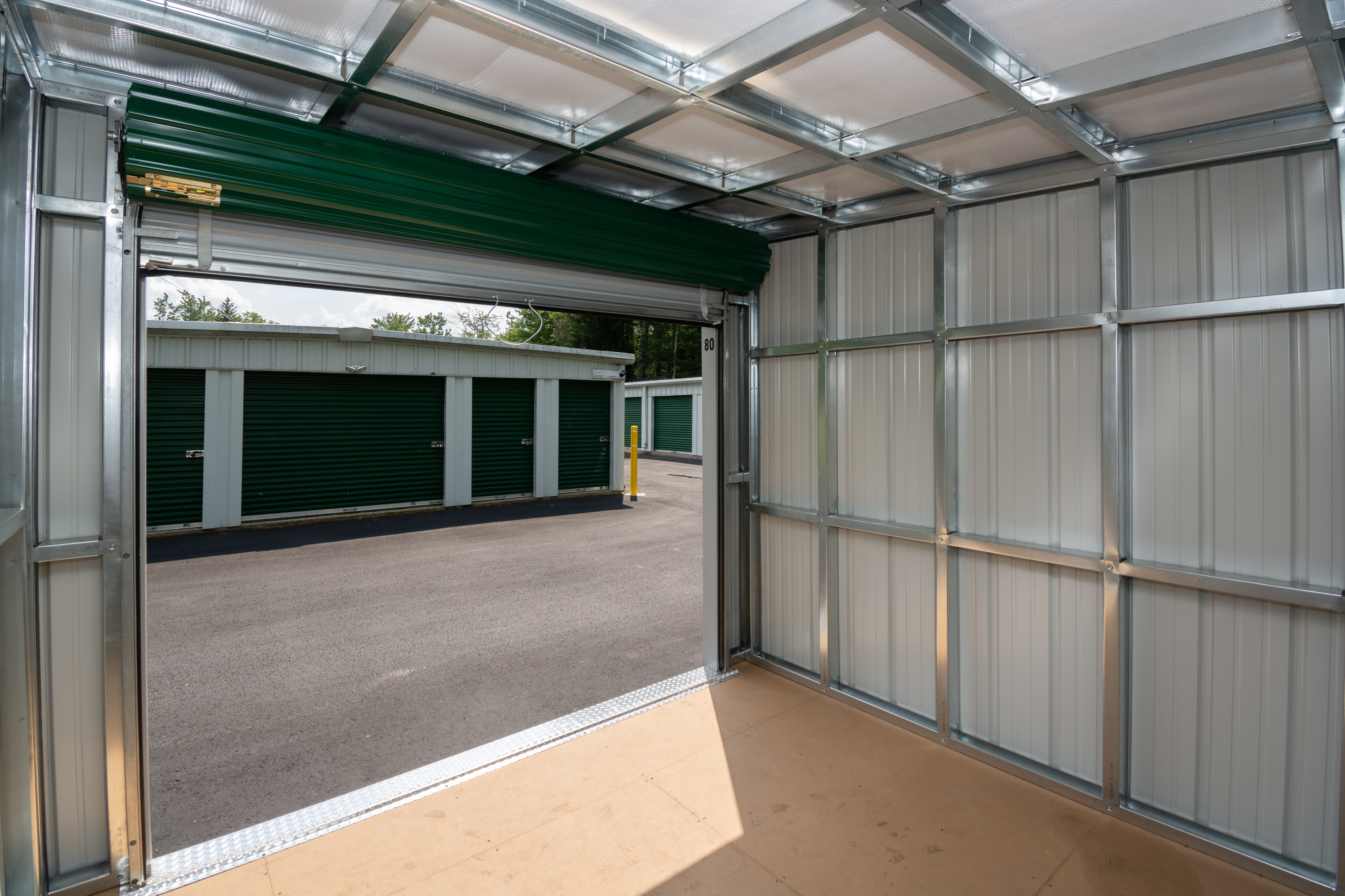 Drive-up storage units in Winchendon with durable doors and easy truck access