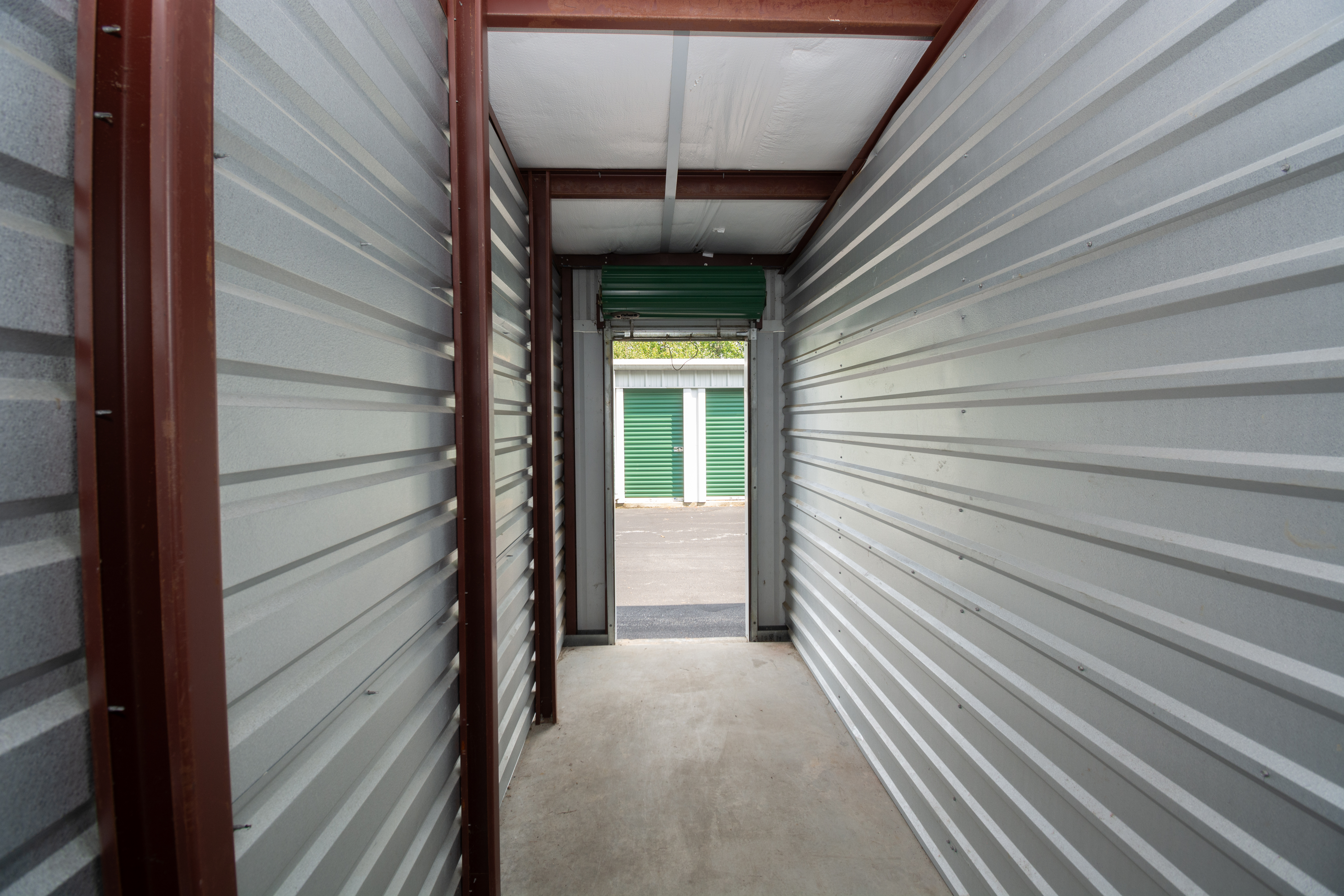 Locally managed self storage with maintained exterior spaces and practical storage sizes