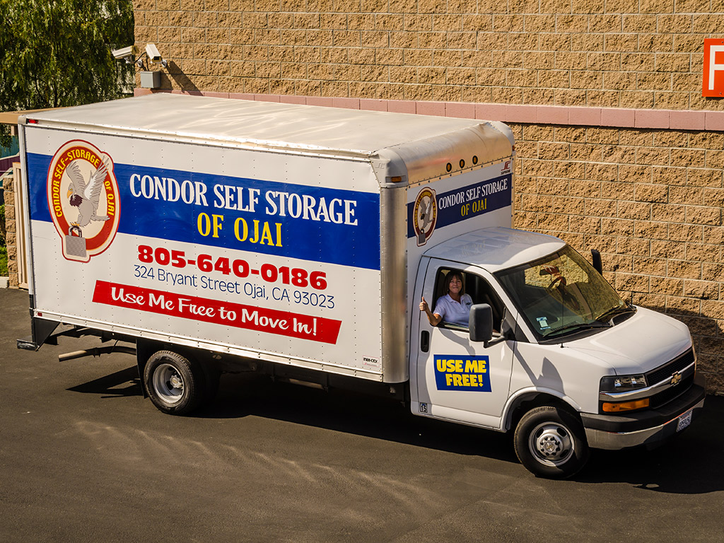 moving truck for storage facility use ojai ca