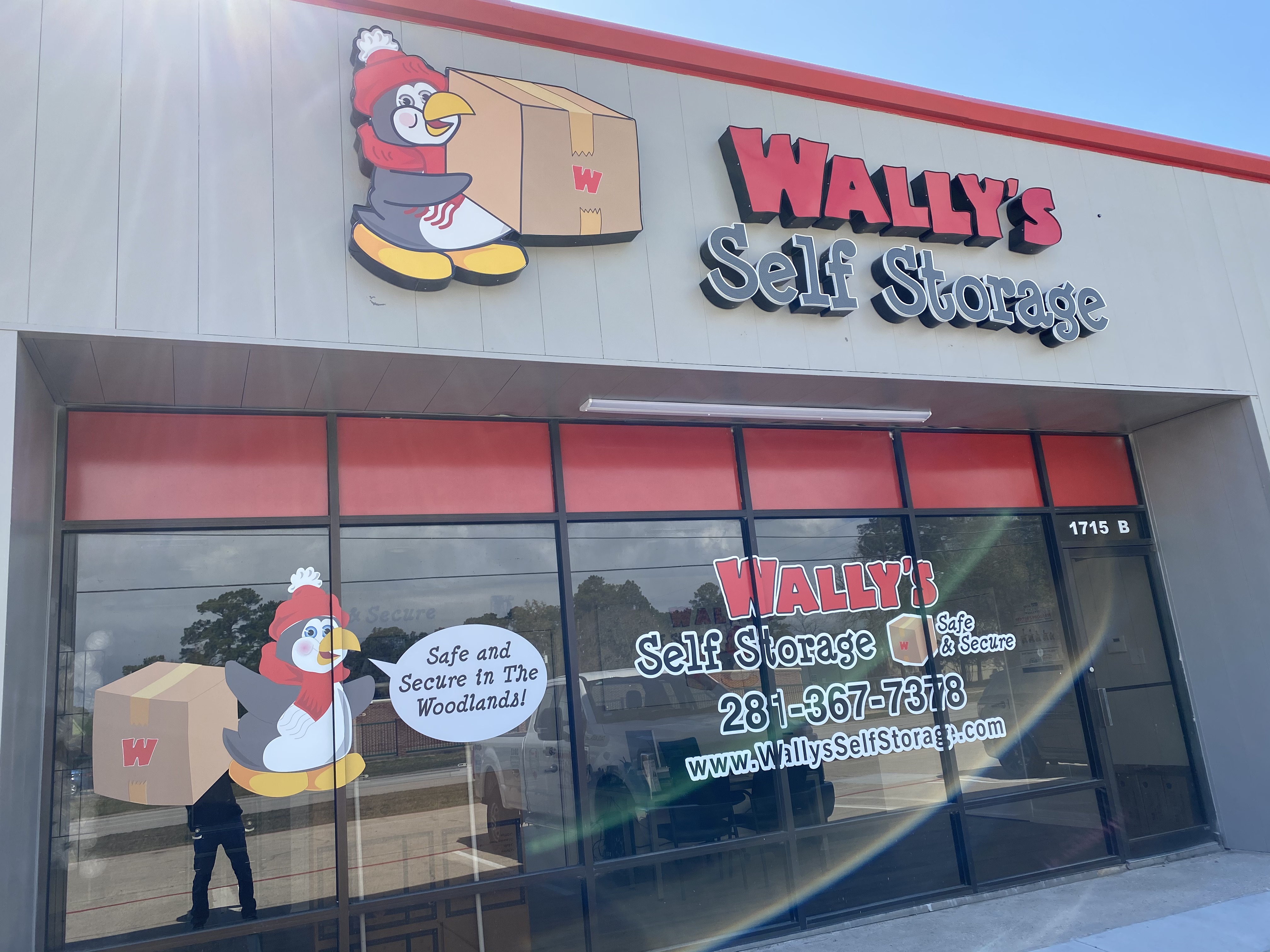 Wally's Self Storage Storefront