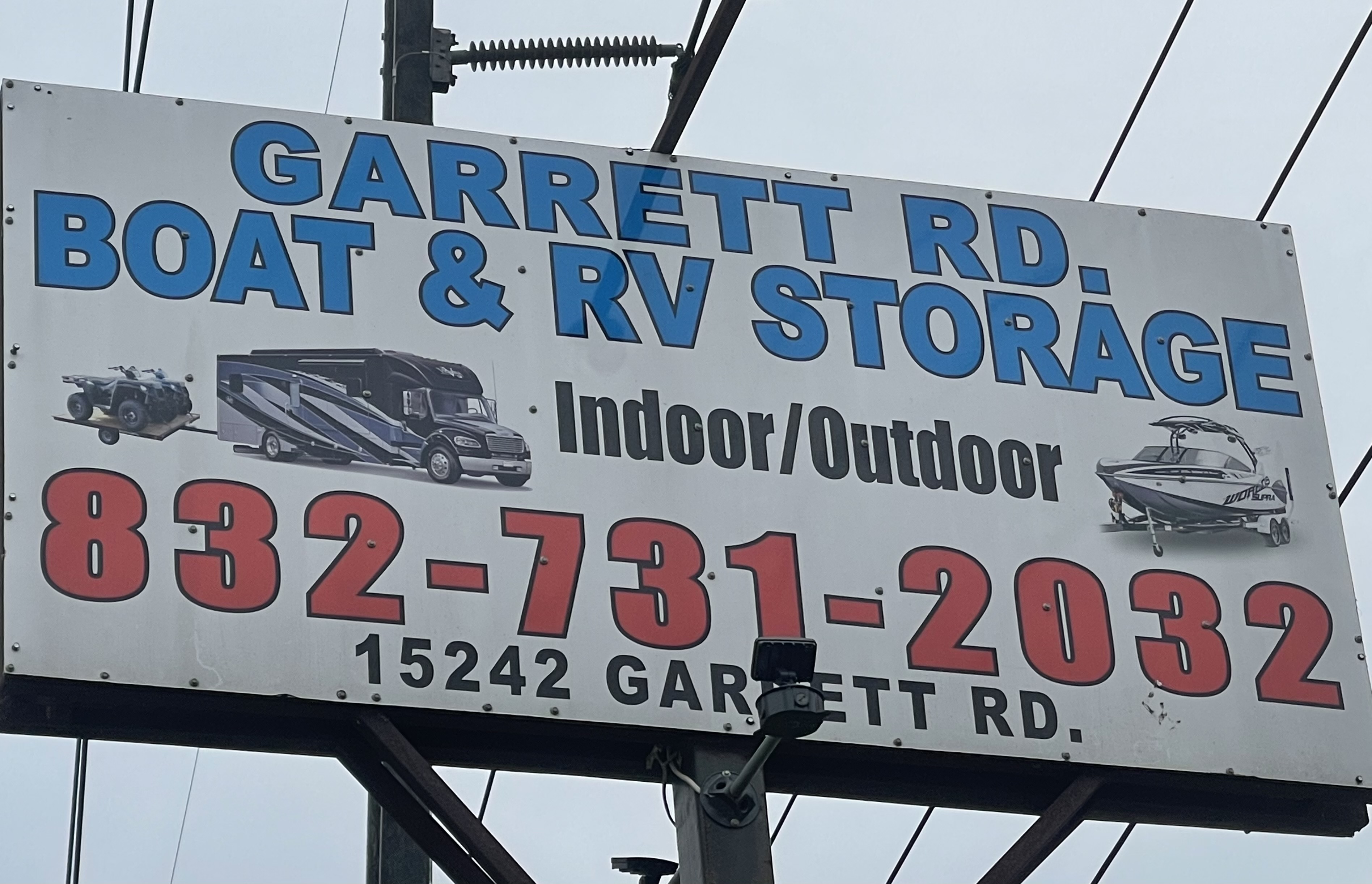 garrett rd boat & Rv storage houston, tx