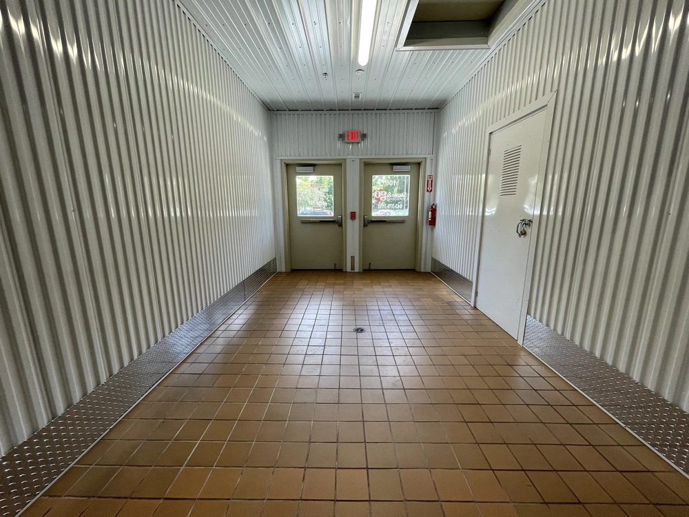 Backdoor exit to Store and Go Self Storage