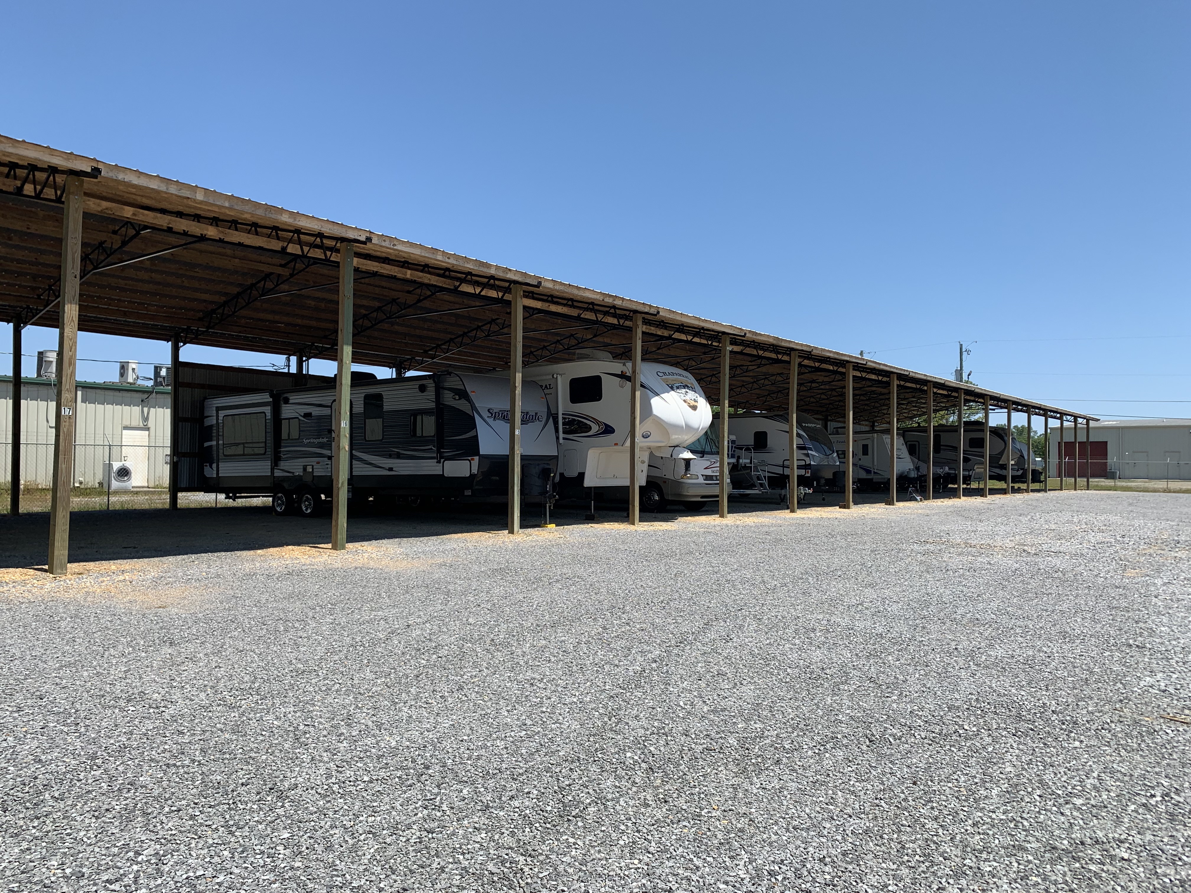 covered rv and boat parking millbrook al